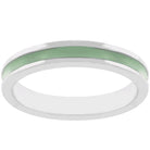 Light Green Enamel Eternity Ring - Charming Charlie