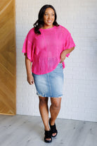 Rather Eventful Open Knit Top - Charming Charlie