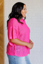 Rather Eventful Open Knit Top - Charming Charlie