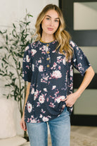 Really Simple Floral Henley Top- 3/3/2026 NEW - Charming Charlie