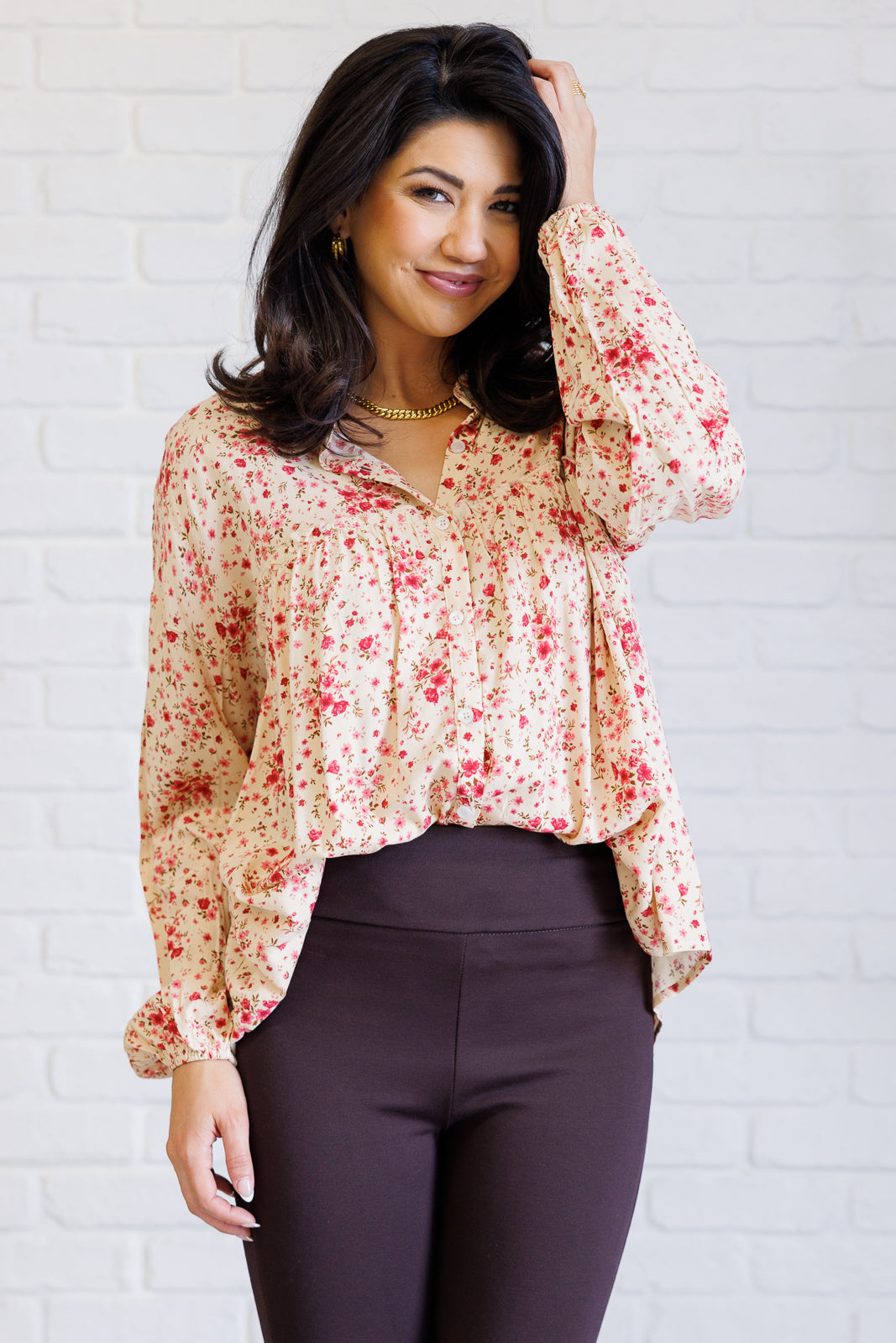 Reap What You Sow Button Down - Charming Charlie
