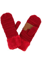 Red C C Solid Color Knitted Mitten Gloves, give your look so much more eye-catching with a solid color. It gives you a cozy feel, very fashionable, attractive, and cute looking in the winter season and cold days. This easy and classic glove is soft and muted. Before running out the door into the cool air, you’ll want to reach for these toasty gloves to keep your hands incredibly warm. An awesome pair of gloves that fits with any outfit with style.