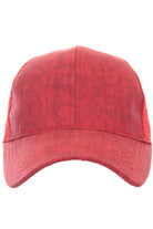 Red C.C BASEBALL CAP is a perfect addition to any wardrobe. Made with high-quality materials, this cap offers both style and functionality. Stay protected from the sun while looking stylish with this classic design. Perfect for everyday wear or outdoor activities, the C.C BASEBALL CAP is a must-have accessory.