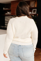 Requisite Request Surplice Crop Sweater - Charming Charlie