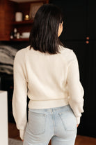 Requisite Request Surplice Crop Sweater - Charming Charlie