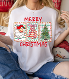 Retro Christmas Trio Graphic Tee and Sweatshirt - Charming Charlie