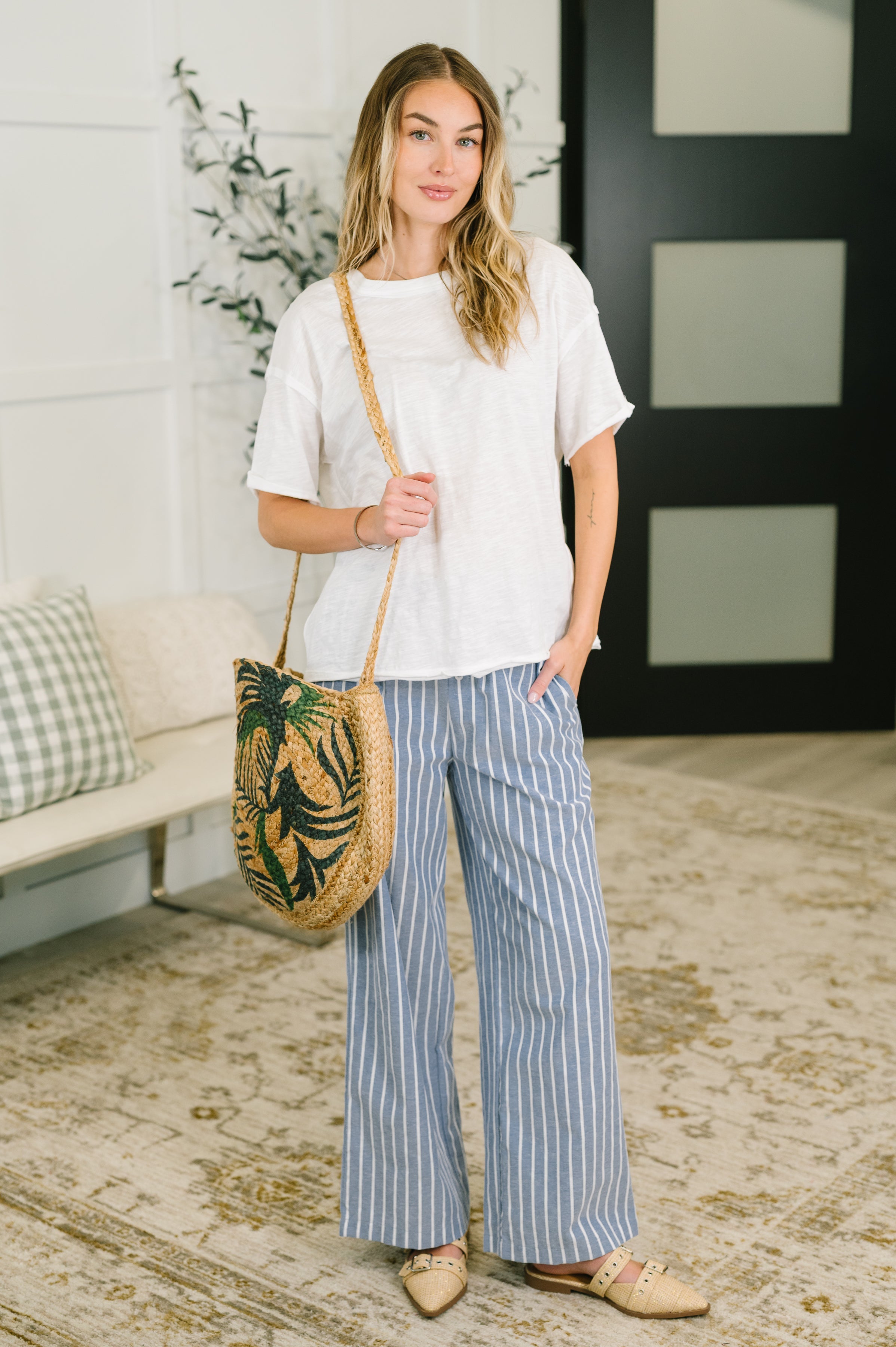 Right At Home Relaxed High Waisted Bottoms - Charming Charlie