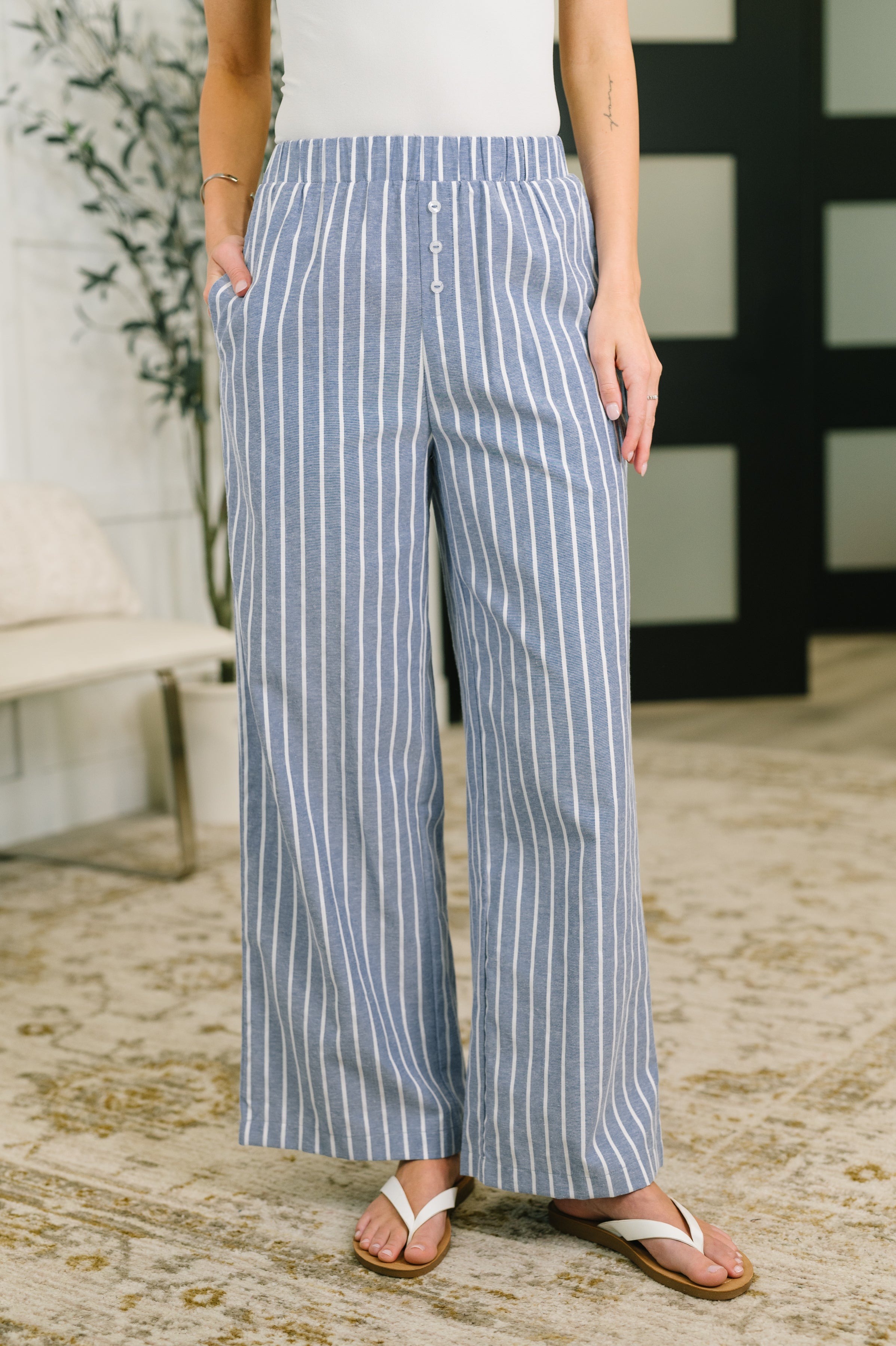 Right At Home Relaxed High Waisted Bottoms - Charming Charlie