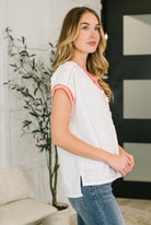 Right Thing to Say Textured Henley Top - Charming Charlie