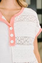 Right Thing to Say Textured Henley Top - Charming Charlie