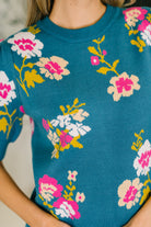 Right for Each Other Knit Floral Top - Charming Charlie