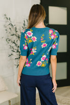 Right for Each Other Knit Floral Top - Charming Charlie