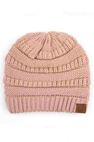 Rose C.C Ribbed Knit Solid Color Beanie offers a timeless design with durable ribbed knitting, ensuring a snug and comfortable fit. Crafted for warmth and versatility, this beanie is perfect for everyday wear, providing reliable protection against cold weather while maintaining a sleek, minimalist style that complements any outfit. Its solid color adds understated appeal, making it an essential accessory for both casual and outdoor use. 