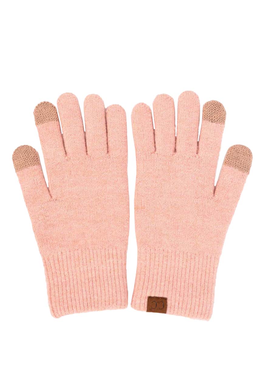 Rose Tan C.C Soft Recycled Fine Yarn Gloves, This beautiful gloves design gives you the ability to highlight and/or contrast many different outfits. Stay warm and soft with this gloves especially in the cold weather. Perfect pair to holiday season, outdoor activity, camping, running, skiing and holiday shopping. Keep yourself cozy and warm.