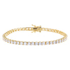 Gold / 3MM / 6.5" Classic Tennis Bracelet - Adina's Jewels