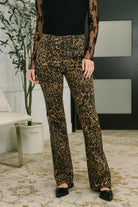 Roxy High Waist Bootcut Leopard Print - Charming Charlie