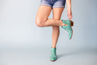 Kickin' Booties in Turquoise Suede - Charming Charlie