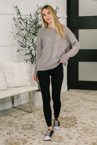 Rush of Joy Textured Long Sleeve Top - Charming Charlie