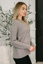 Rush of Joy Textured Long Sleeve Top - Charming Charlie