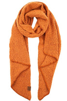 Rust C C Bias Cut Scarf With Whipstitched Edging, Add a beautiful look and touch of perfect class to your outfit in style. Nicely designed with whipstitched Edging that gives a unique yet awesome appearance with comfort and warmth. Perfect weight makes it wearable to complement your outfit, or with your favorite fall jacket. Great for daily wear in the cold winter to protect you against the chill.