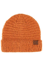Rust C C Solid Boucle Yarn Beanie Hat with Cuff, wear this beautiful Beanie Hat while going outdoor and keep yourself warm and stylish with a unique look. The color variation makes the Hat suitable for everyone's choice with different outfits. It feels cozy and a perfect match with any type of outfit. It's a beautiful winter gift accessory for birthdays, Christmas, stocking stuffers, secret Santa, holidays, anniversaries, and valentine's day to your friends, family, and Loved Ones. 