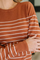 Rust Revival Long Sleeve Knit Top - Charming Charlie