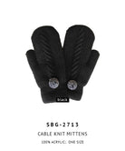 Shop for KW Fashion Cable Knit Mittens at doeverythinginloveny.com wholesale fashion accessories