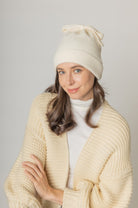 Shop for KW Fashion Beanie With Ribbon at doeverythinginloveny.com wholesale fashion accessories