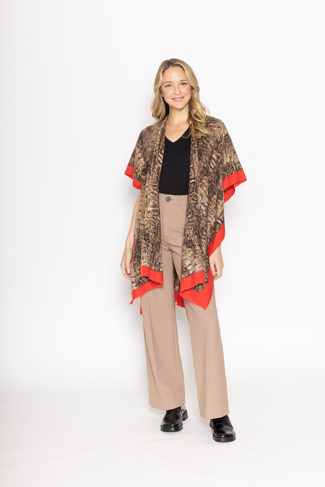 Snake Print Cozy Kimono