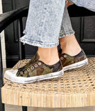 Shalomar Sneaker in Camo - Charming Charlie
