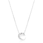 Pave Initial E Pendant - Charming Charlie