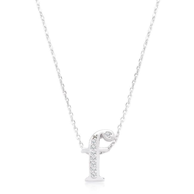 Pave Initial F Pendant - Charming Charlie