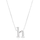 Pave Initial H Pendant - Charming Charlie