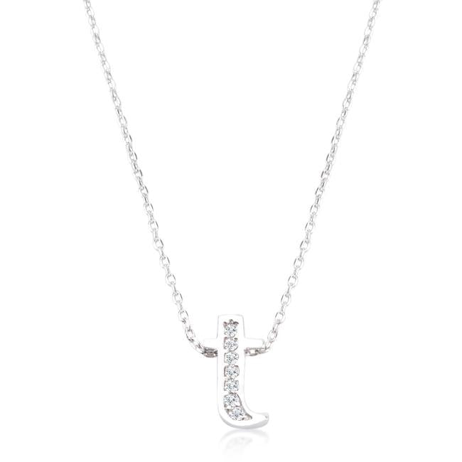 Pave Initial T Pendant - Charming Charlie
