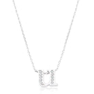 Pave Initial U Pendant - Charming Charlie