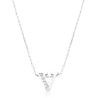 Pave Initial V Pendant - Charming Charlie