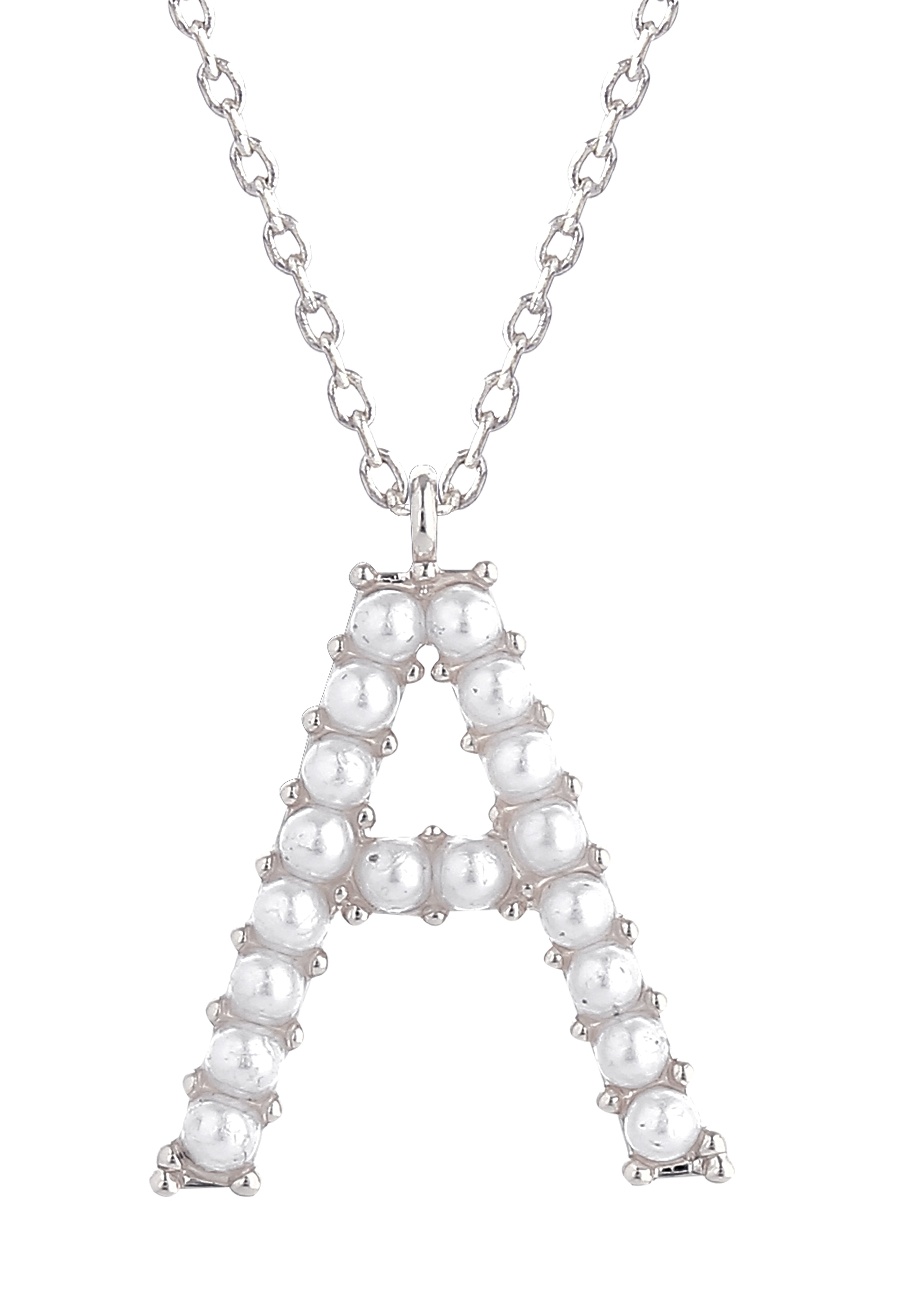 14K Gold Dipped Pearl initial Necklace - Charming Charlie