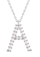 14K Gold Dipped Pearl initial Necklace - Charming Charlie