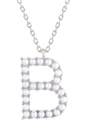 14K Gold Dipped Pearl initial Necklace - Charming Charlie