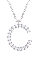 14K Gold Dipped Pearl initial Necklace - Charming Charlie