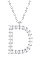 14K Gold Dipped Pearl initial Necklace - Charming Charlie