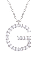 14K Gold Dipped Pearl initial Necklace - Charming Charlie