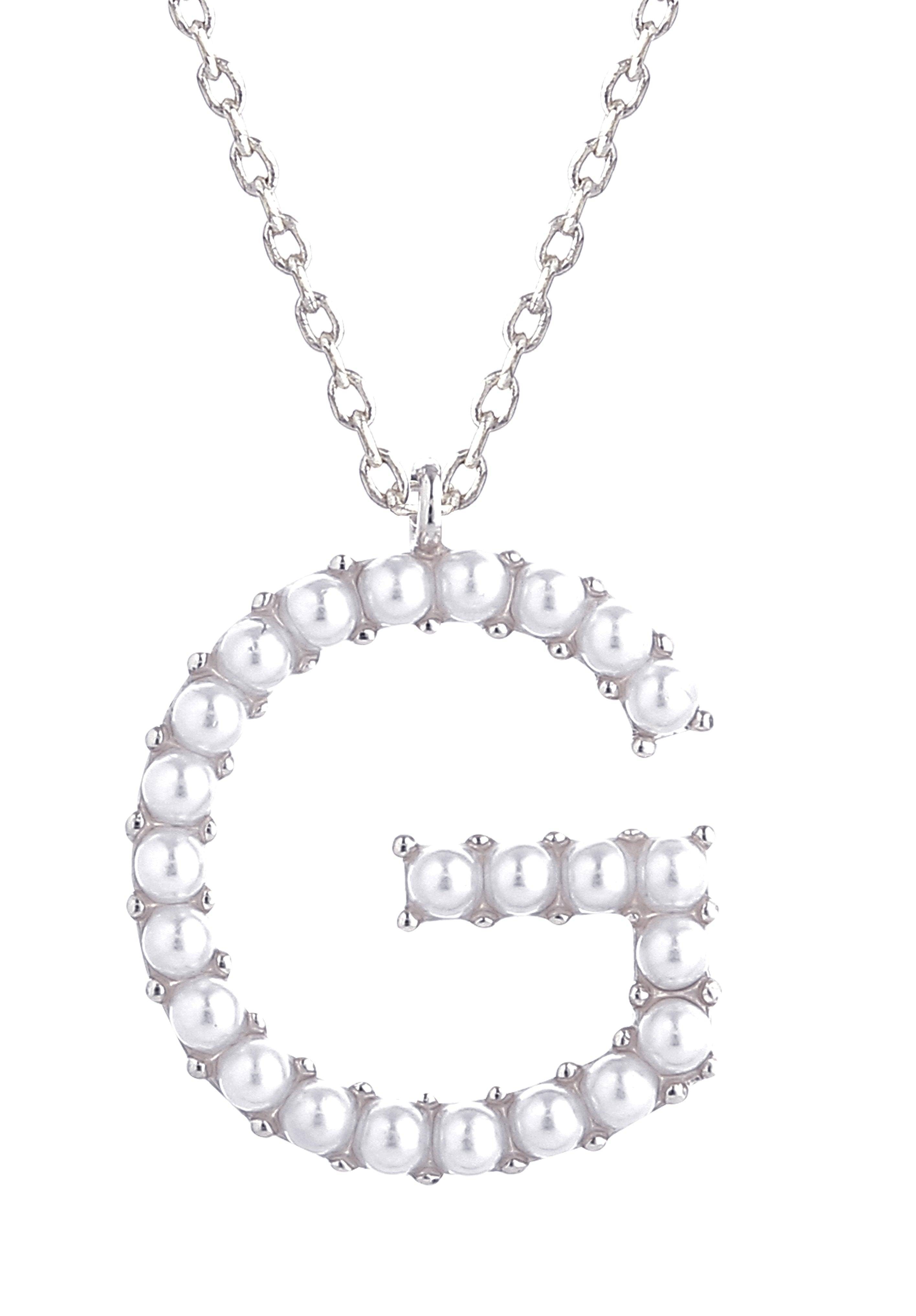 14K Gold Dipped Pearl initial Necklace - Charming Charlie