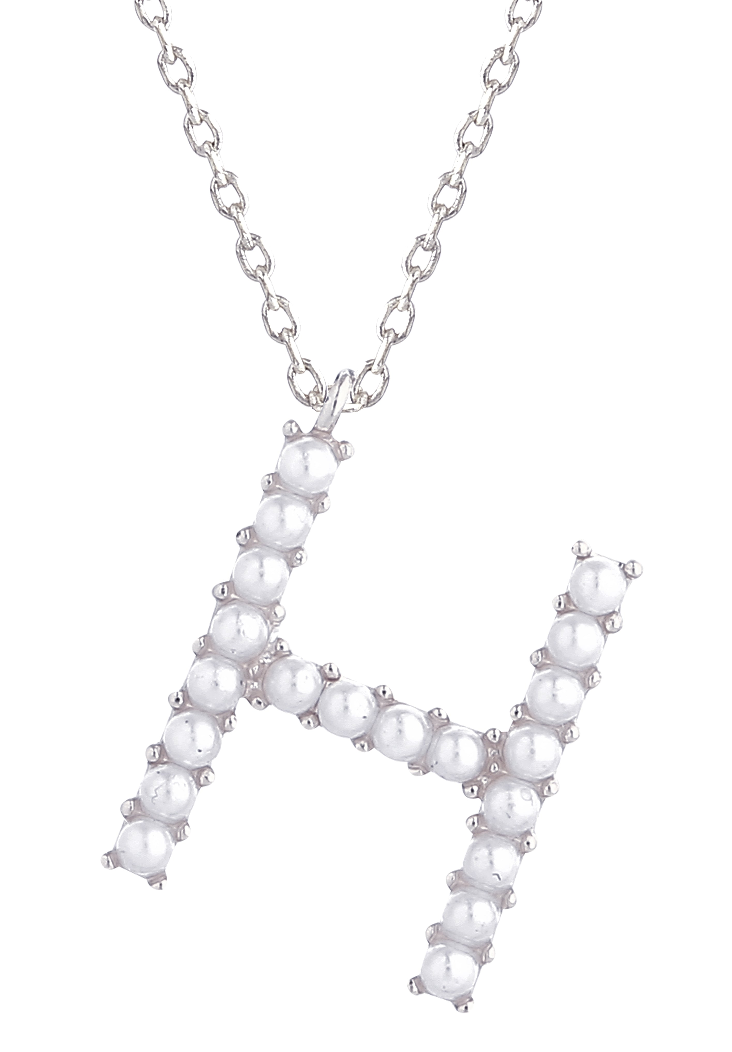 14K Gold Dipped Pearl initial Necklace - Charming Charlie