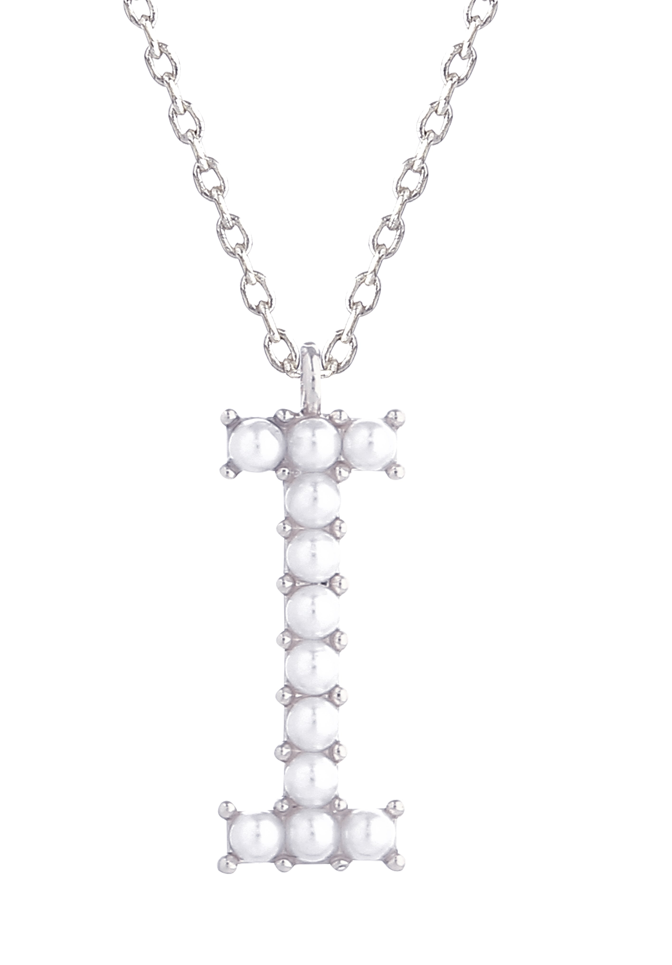 14K Gold Dipped Pearl initial Necklace - Charming Charlie
