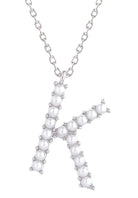 14K Gold Dipped Pearl initial Necklace - Charming Charlie