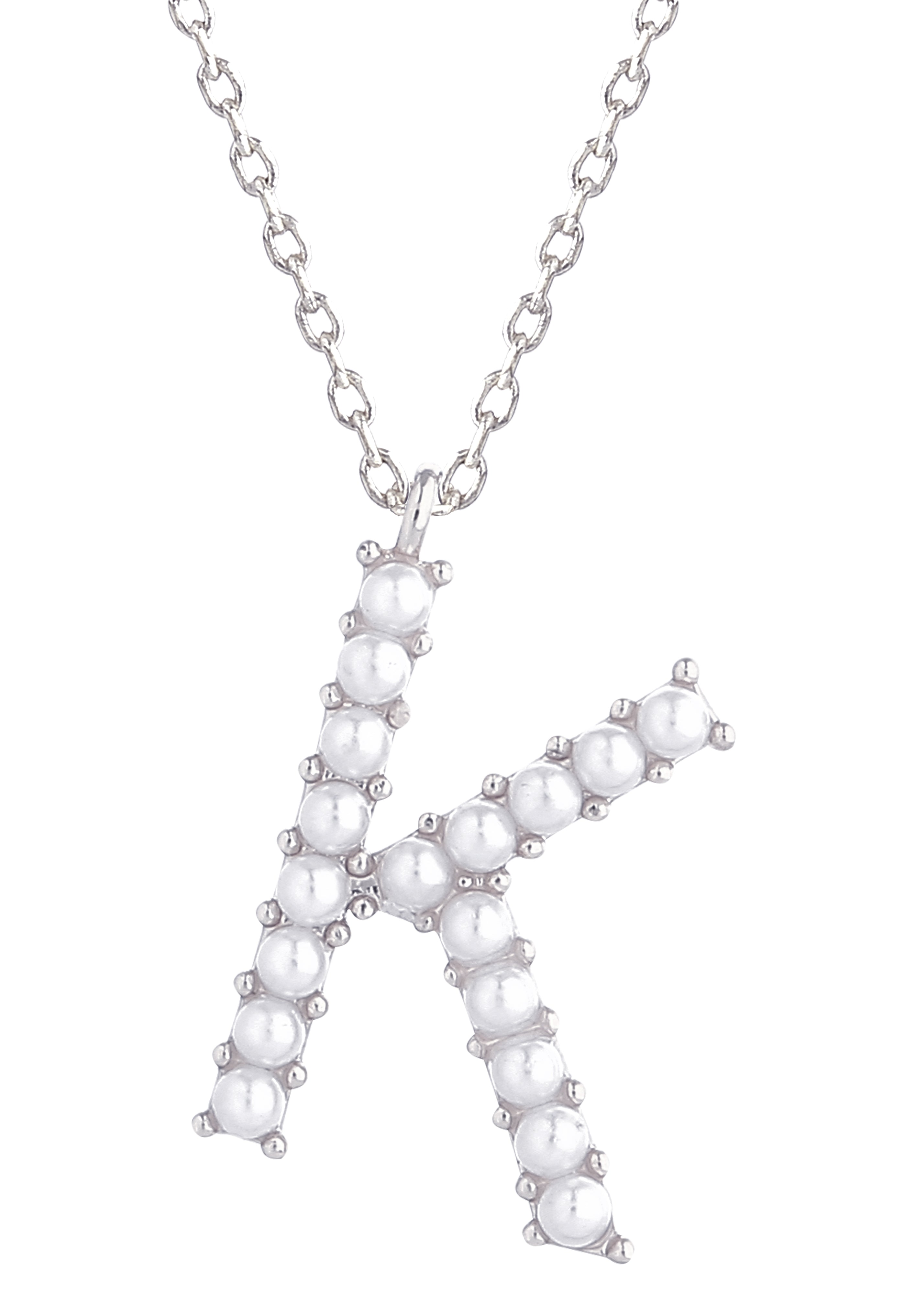 14K Gold Dipped Pearl initial Necklace - Charming Charlie