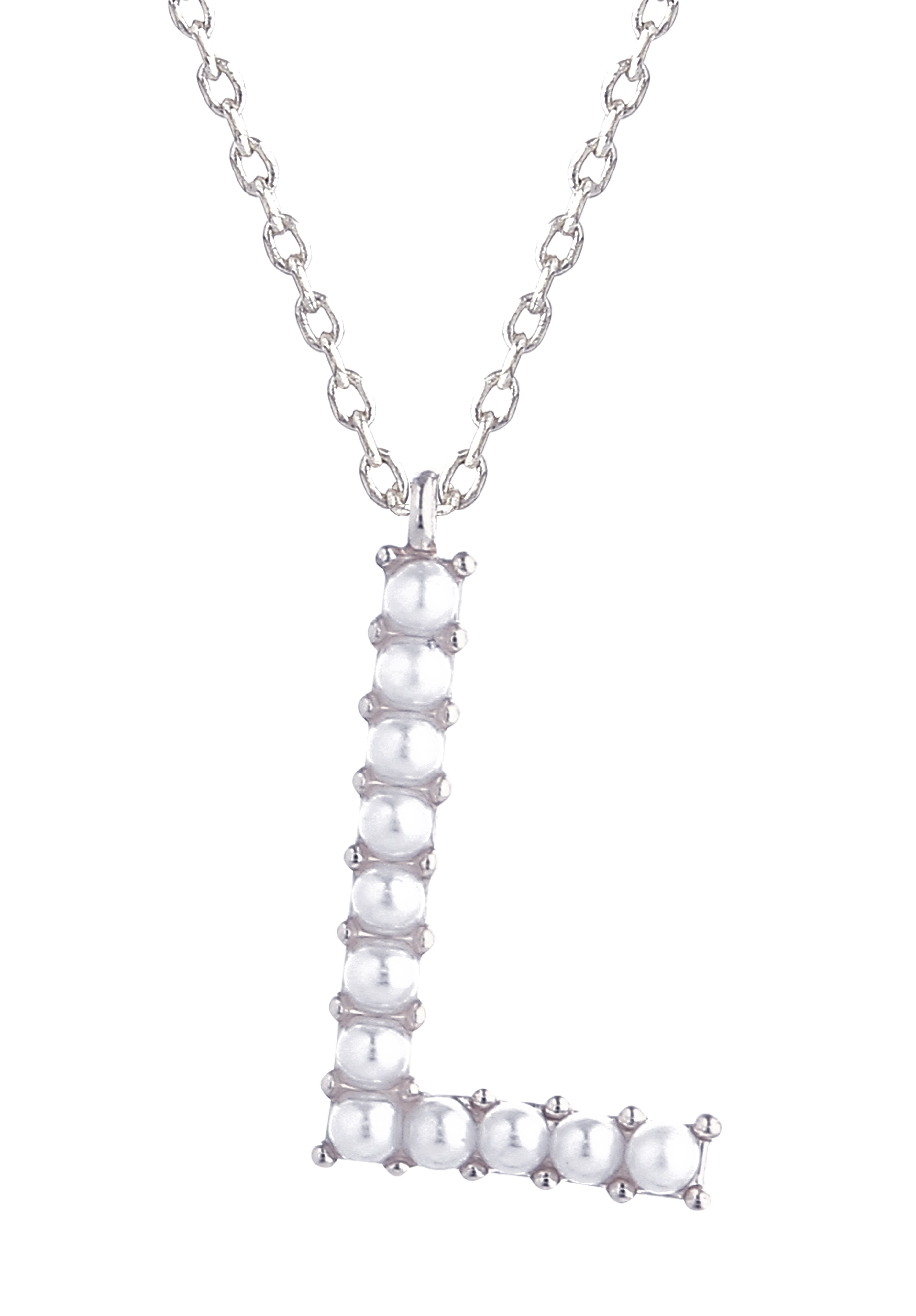 14K Gold Dipped Pearl initial Necklace - Charming Charlie