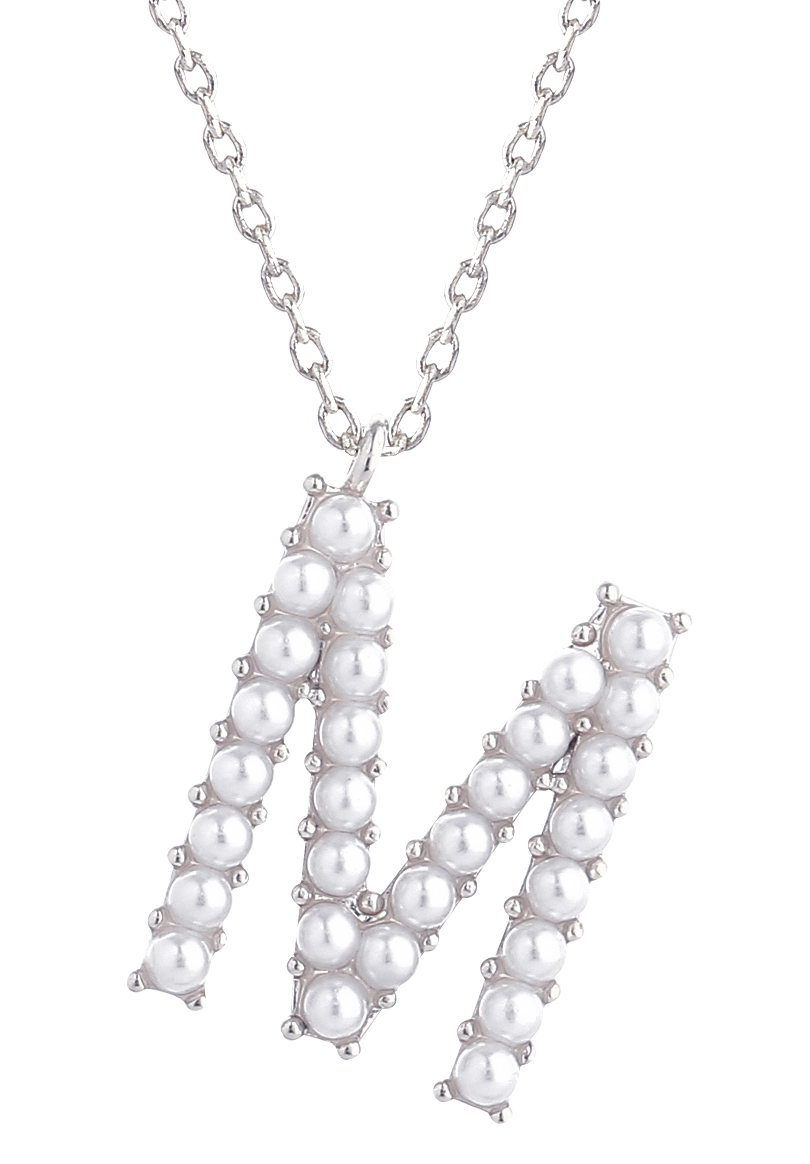 14K Gold Dipped Pearl initial Necklace - Charming Charlie