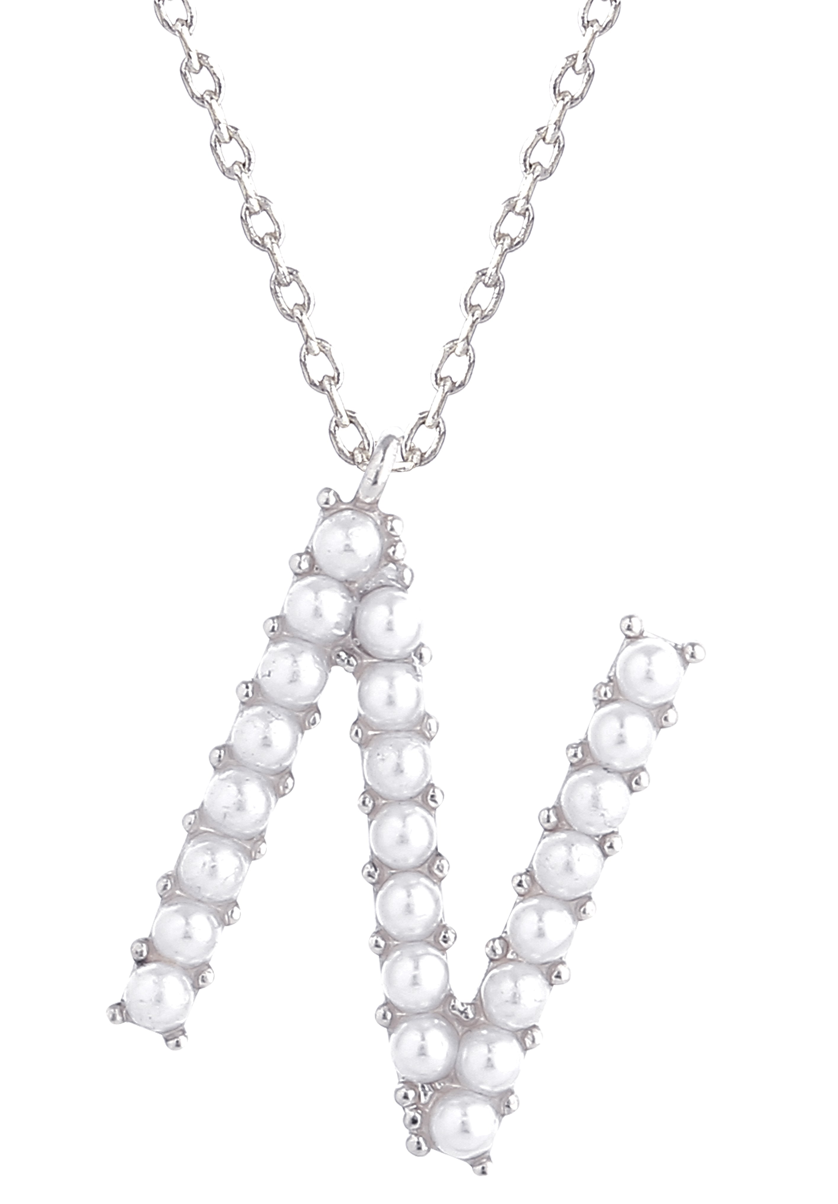 14K Gold Dipped Pearl initial Necklace - Charming Charlie